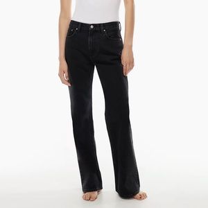 Aritzia Marianne mid rise loose flare